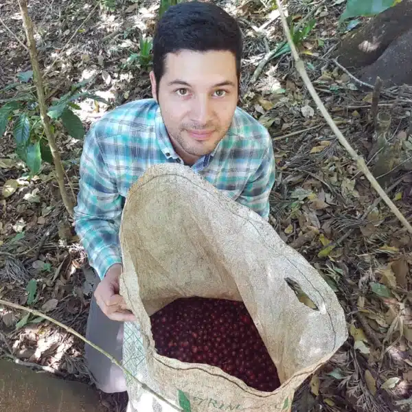 Pablo Del Cid coffee producer