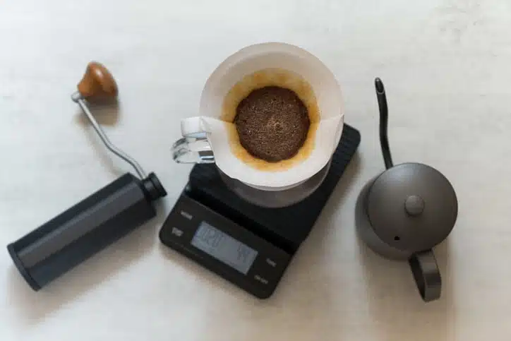 making the perfect coffee image